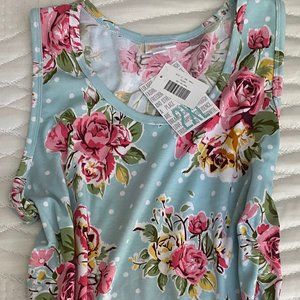LuLaRoe Floral Tank